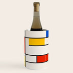 Retro Geometry: Mondrian Edition Wine Chiller Gallery Image 3
