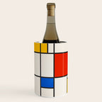 Retro Geometry: Mondrian Edition Wine Chiller Gallery Image 2