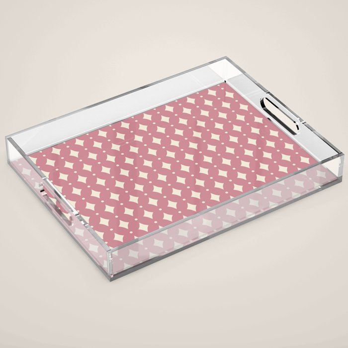 Vintage Stars VI Rose Acrylic Tray Gallery Image 1