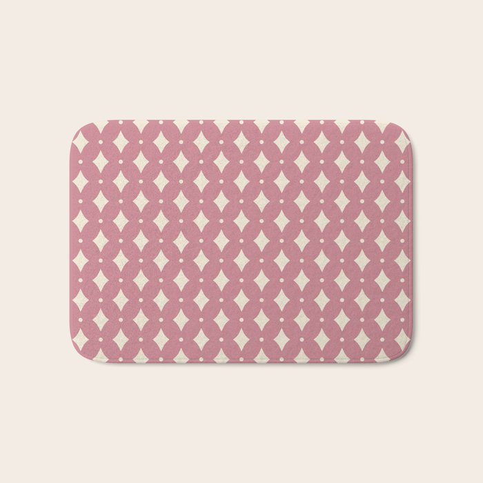Vintage Stars VI Rose Bath Mat Gallery Image 1