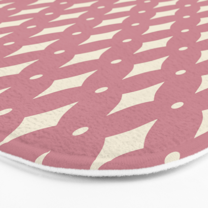 Vintage Stars VI Rose Bath Mat Gallery Image 3