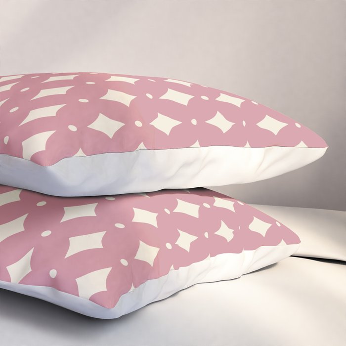 Vintage Stars VI Rose Pillow Sham Gallery Image 3