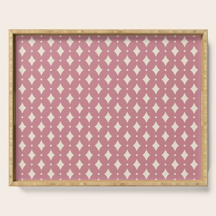 Vintage Stars VI Rose Serving Tray Gallery Image 1