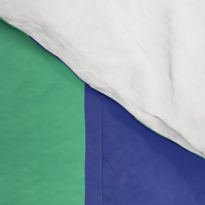 Simple Stripes Pattern - Navy Green Comforter Gallery Image 4