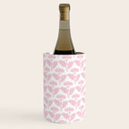 Vintage Floral Arches Pattern in Pink and White Wine Chiller Gallery Image 1