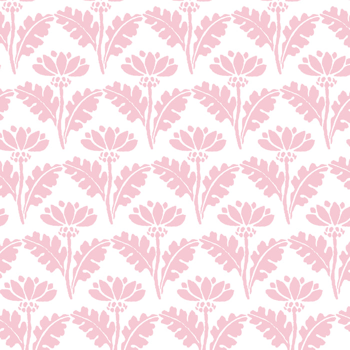 Vintage Floral Arches Pattern in Pink and White Coffee Mug Gallery Image 2