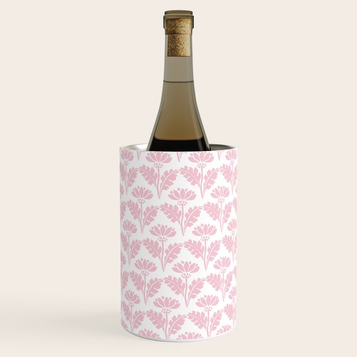 Vintage Floral Arches Pattern in Pink and White Wine Chiller Gallery Image 2