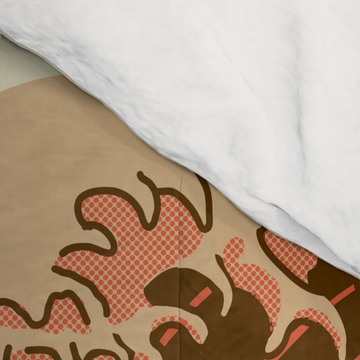 The Great Wave of Coffee light blend Comforter Gallery Image 4