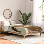 The Great Wave of Coffee light blend Comforter Gallery Image 2
