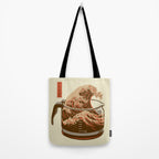 The Great Wave of Coffee light blend Tote Bag Gallery Image 2