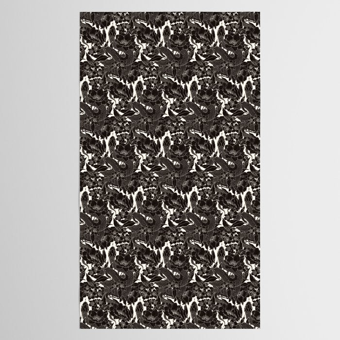 Enchanted Snake Block Print Tablecloth Gallery Image 2