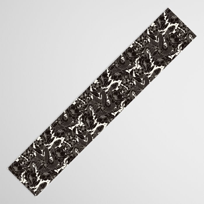 Enchanted Snake Block Print Table Runner Gallery Image 3