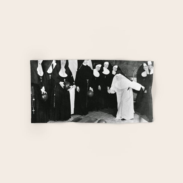 Nuns Bowling Bath Towel Gallery Image 1