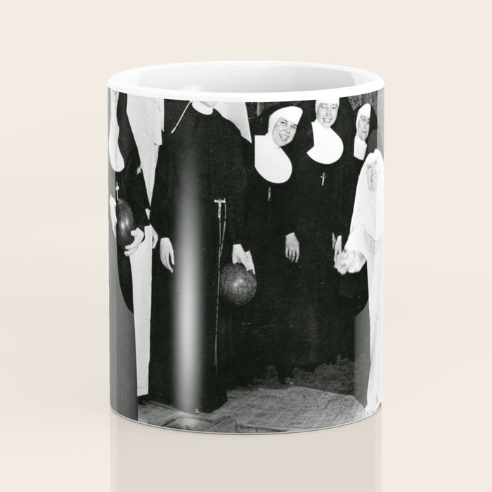 Nuns Bowling Coffee Mug Gallery Image 4