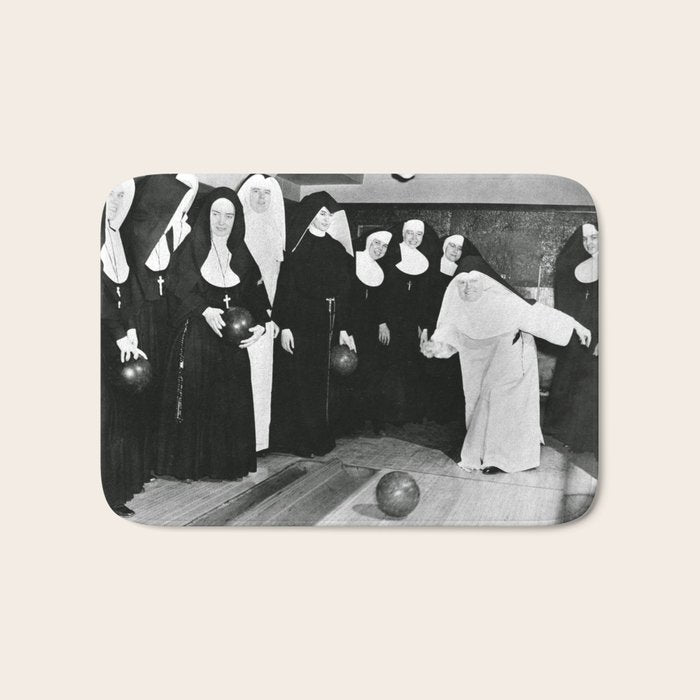 Nuns Bowling Bath Mat Gallery Image 1