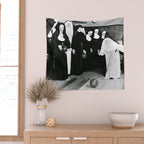 Nuns Bowling Wall Tapestry Gallery Image 2