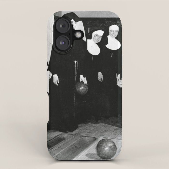 Nuns Bowling iPhone Case Gallery Image 1