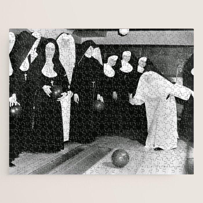 Nuns Bowling Jigsaw Puzzle Gallery Image 1