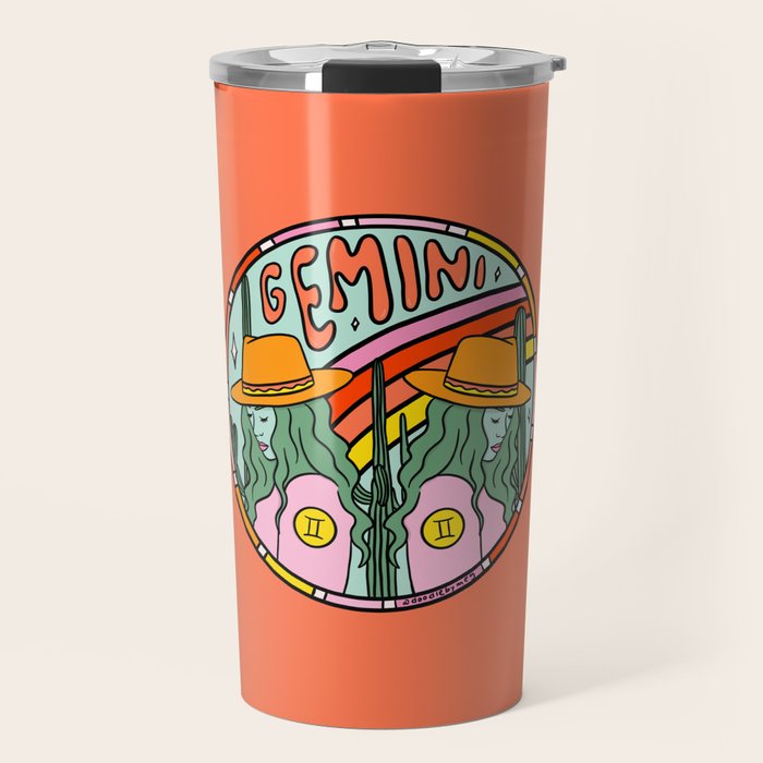 Gemini Cowgirl Travel Mug Gallery Image 1