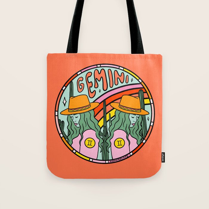 Gemini Cowgirl Tote Bag Gallery Image 1