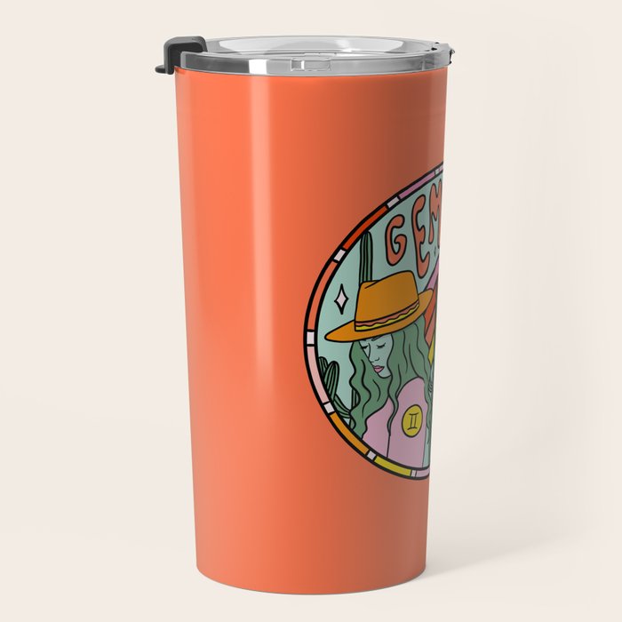Gemini Cowgirl Travel Mug Gallery Image 3