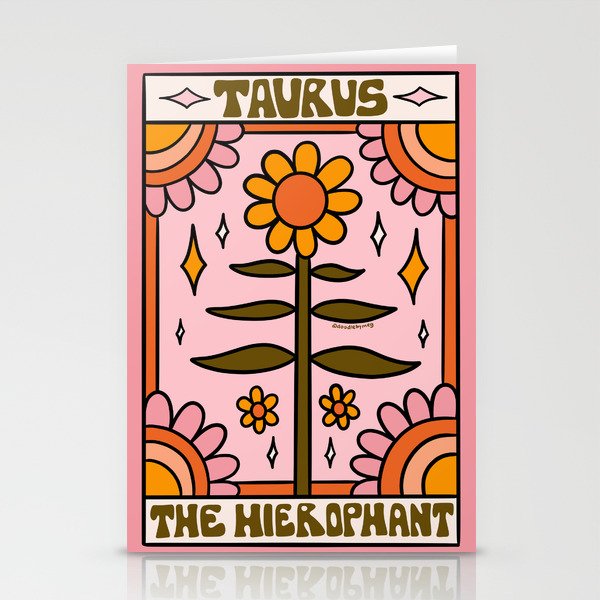 Taurus Tarot Card Stationery Card Gallery Image 1