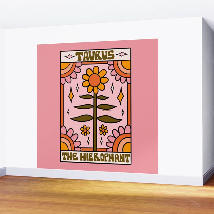 Taurus Tarot Card Wall Mural Gallery Image 2