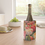 Colorful tulips watercolor Wine Chiller Gallery Image 4