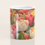 Colorful tulips watercolor Coffee Mug Gallery Image 4