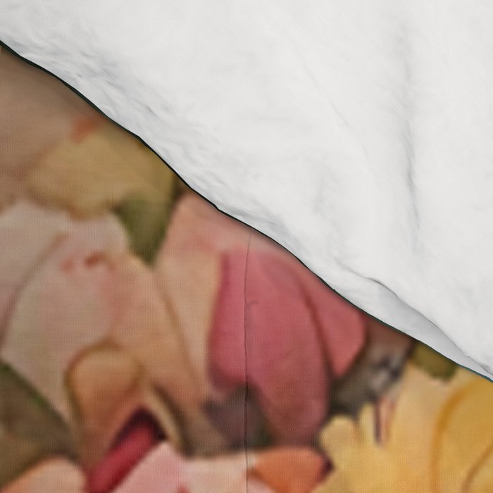 Colorful tulips watercolor Comforter Gallery Image 4