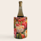Colorful tulips watercolor Wine Chiller Gallery Image 1
