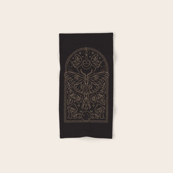 Moon Moth Bath Towel Gallery Image 1