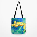 Leopard on Tree Tote Bag Gallery Image 2