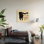 Put It Behind You - Funny Cat Butt Pun Wood Wall Art Gallery Image 2