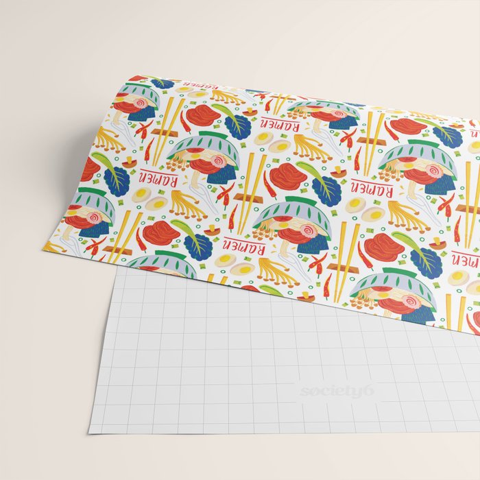 Ramen Noodles Wrapping Paper Gallery Image 2