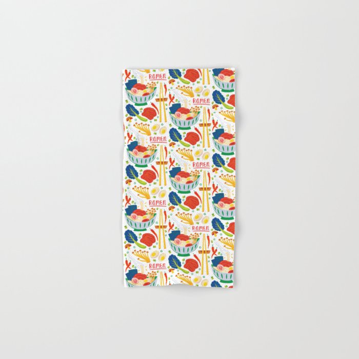 Ramen Noodles Bath Towel Gallery Image 1