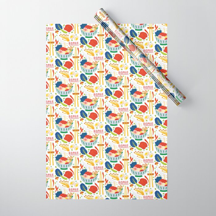 Ramen Noodles Wrapping Paper Gallery Image 1