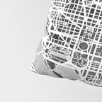 Washington DC City Street Map Pillow Sham Gallery Image 4