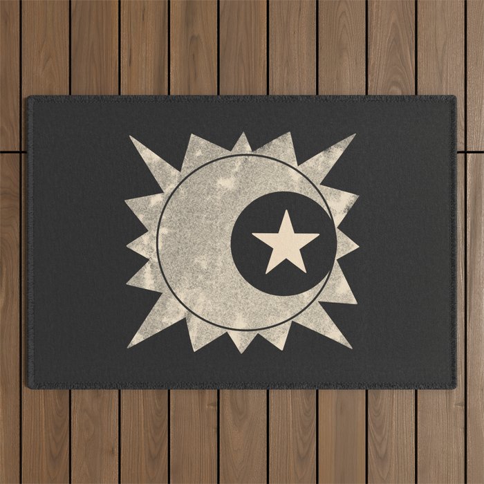 Sun Moon Star Outdoor Rug Gallery Image 1