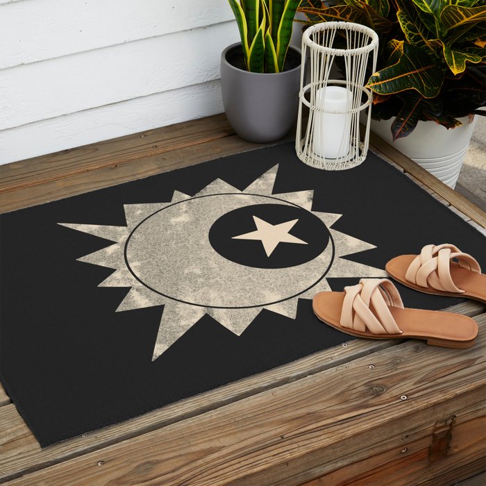 Sun Moon Star Outdoor Rug Gallery Image 2