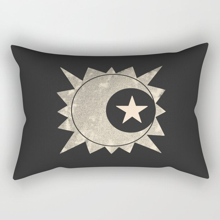 Sun Moon Star Rectangular Pillow Gallery Image 1