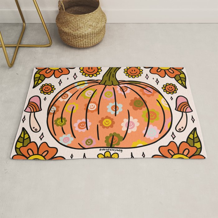 Happy Pumpkin Rug Gallery Image 1