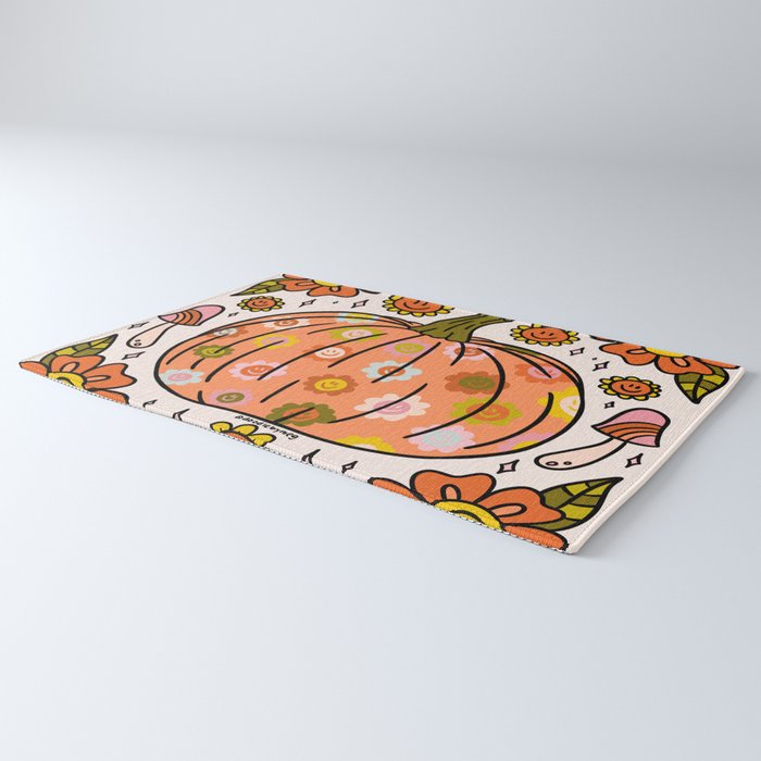 Happy Pumpkin Rug Gallery Image 3