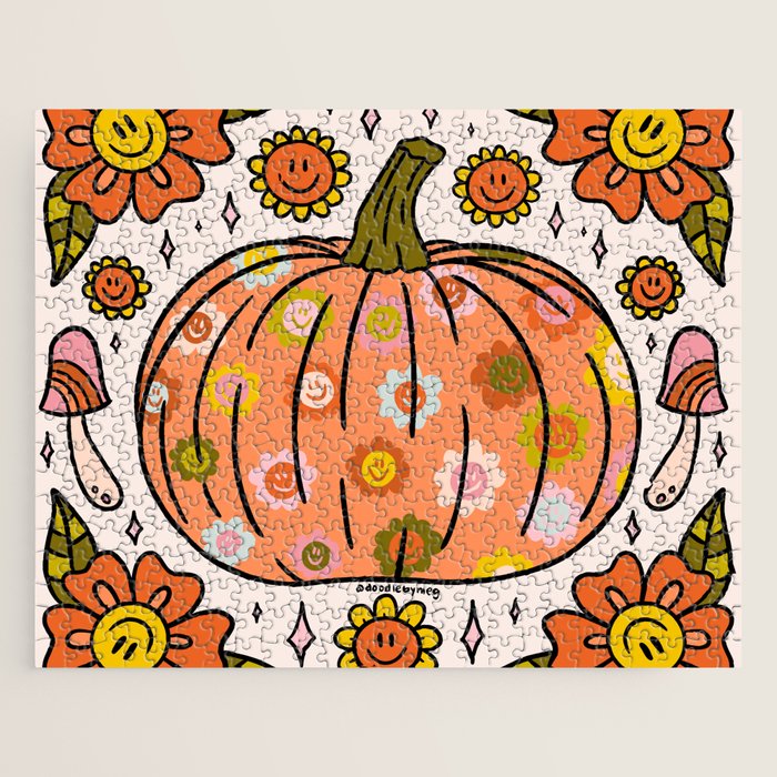 Happy Pumpkin Jigsaw Puzzle Gallery Image 1
