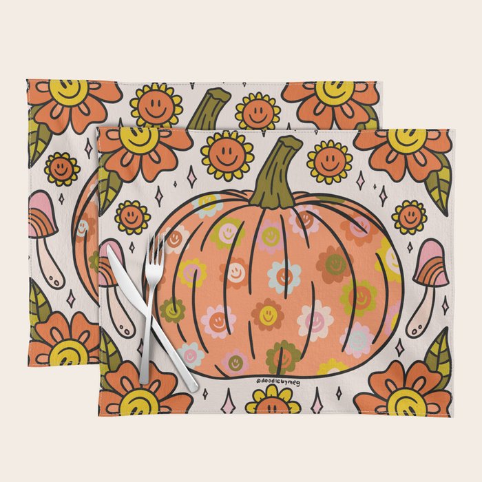 Happy Pumpkin Placemat