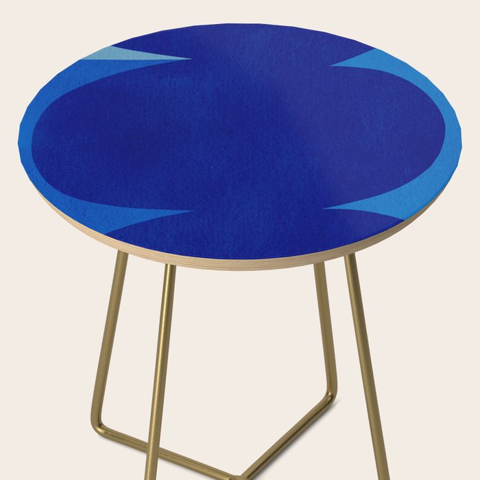 Abstract composition 02-blue Side Table Gallery Image 2