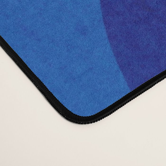 Abstract composition 02-blue Desk Mat Gallery Image 4