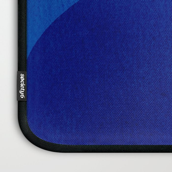 Abstract composition 02-blue Laptop Sleeve Gallery Image 3