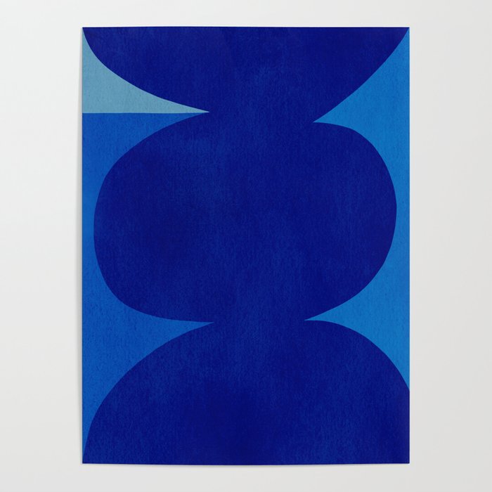 Abstract composition 02-blue Poster Gallery Image 4