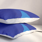 Abstract composition 02-blue Pillow Sham Gallery Image 3